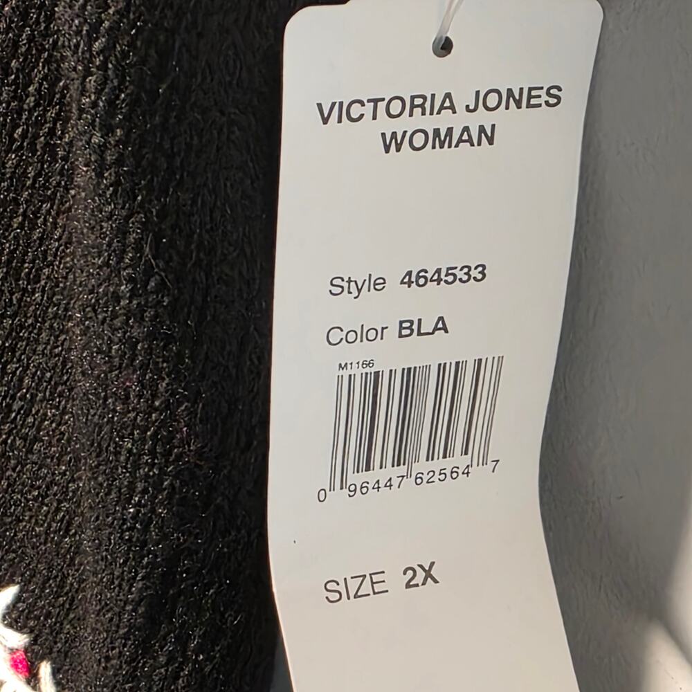 Victoria Jones Woman 2X NWT Christmas Snowman Sweater Vest - Picture 8 of 9